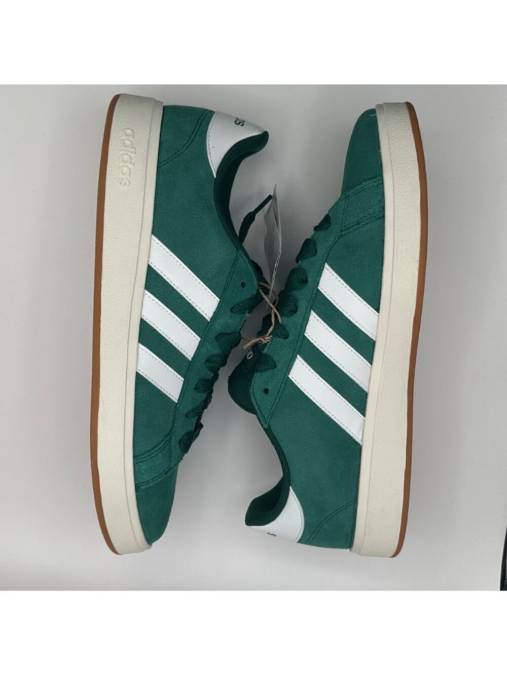 Men's Adidas Grand Court Base 00s Collegiate Green IH6187  Shoes Size 11 NEW - Picture 8 of 10